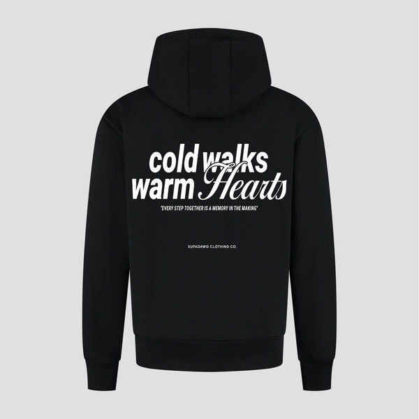 Achterkant Oversized Hoodie met Cold Walks print