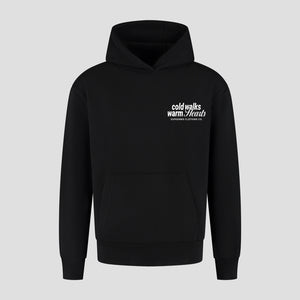 Voorkant Oversized Hoodie met Cold Walks print