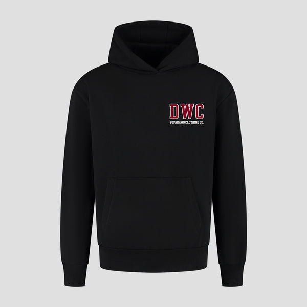 Voorkant Oversized Hoodie met DWC print