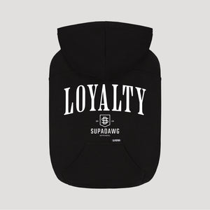 Honden Hoodie met Loyalty print