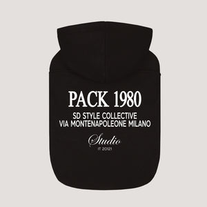 Honden Hoodie met Pack 1980 print