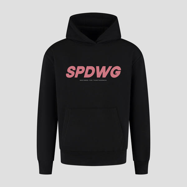 Voorkant Oversized Hoodie met SPDWG print