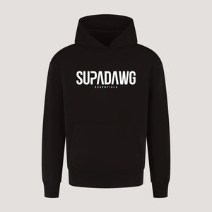 Voorkant Oversized Hoodie met SupaDawg Essentials print