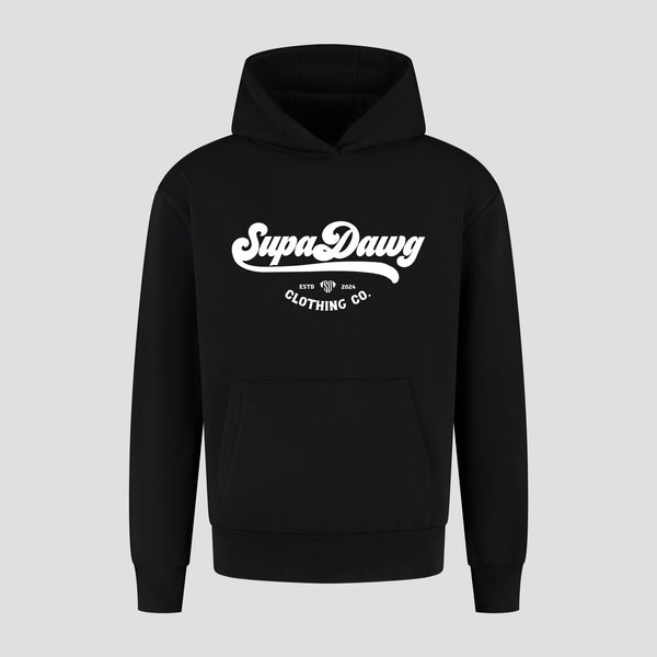 Voorkant Oversized Hoodie met SupaDawg Vintage print