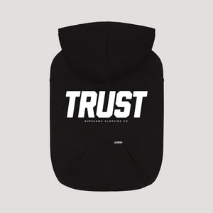 Honden Hoodie met Trust Print