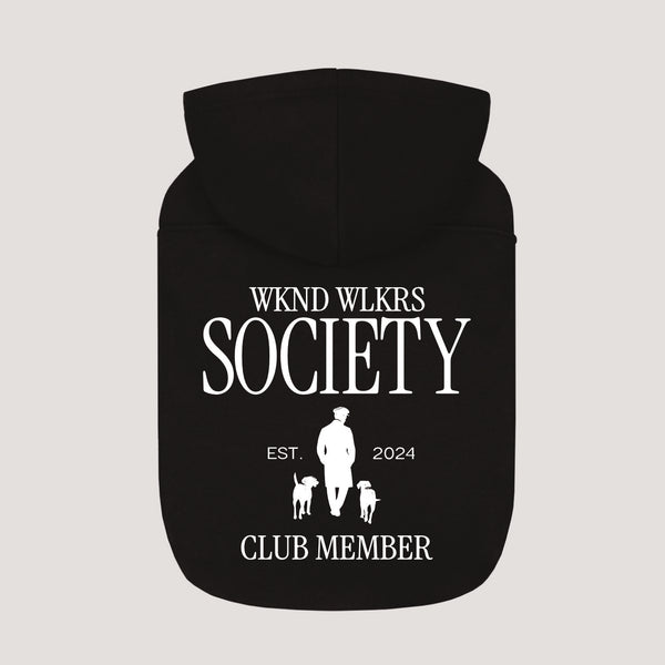 Honden Hoodie met WKND WLKRS Society print