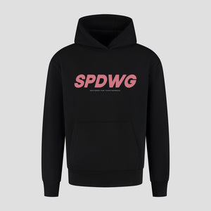 Voorkant Oversized Hoodie met SPDWG print