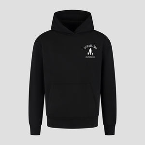Voorkant Oversized Hoodie met WKND WLKRS print